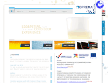 Tablet Screenshot of oprema.com